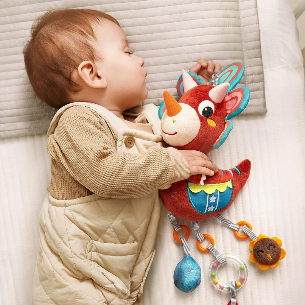 Tumama Kids - Dinosaur Hanging Rattle - Triceratops
