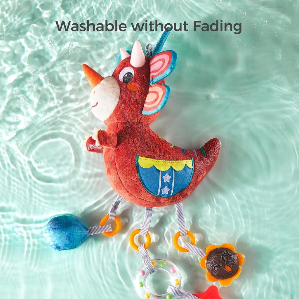 Tumama Kids - Dinosaur Hanging Rattle - Triceratops