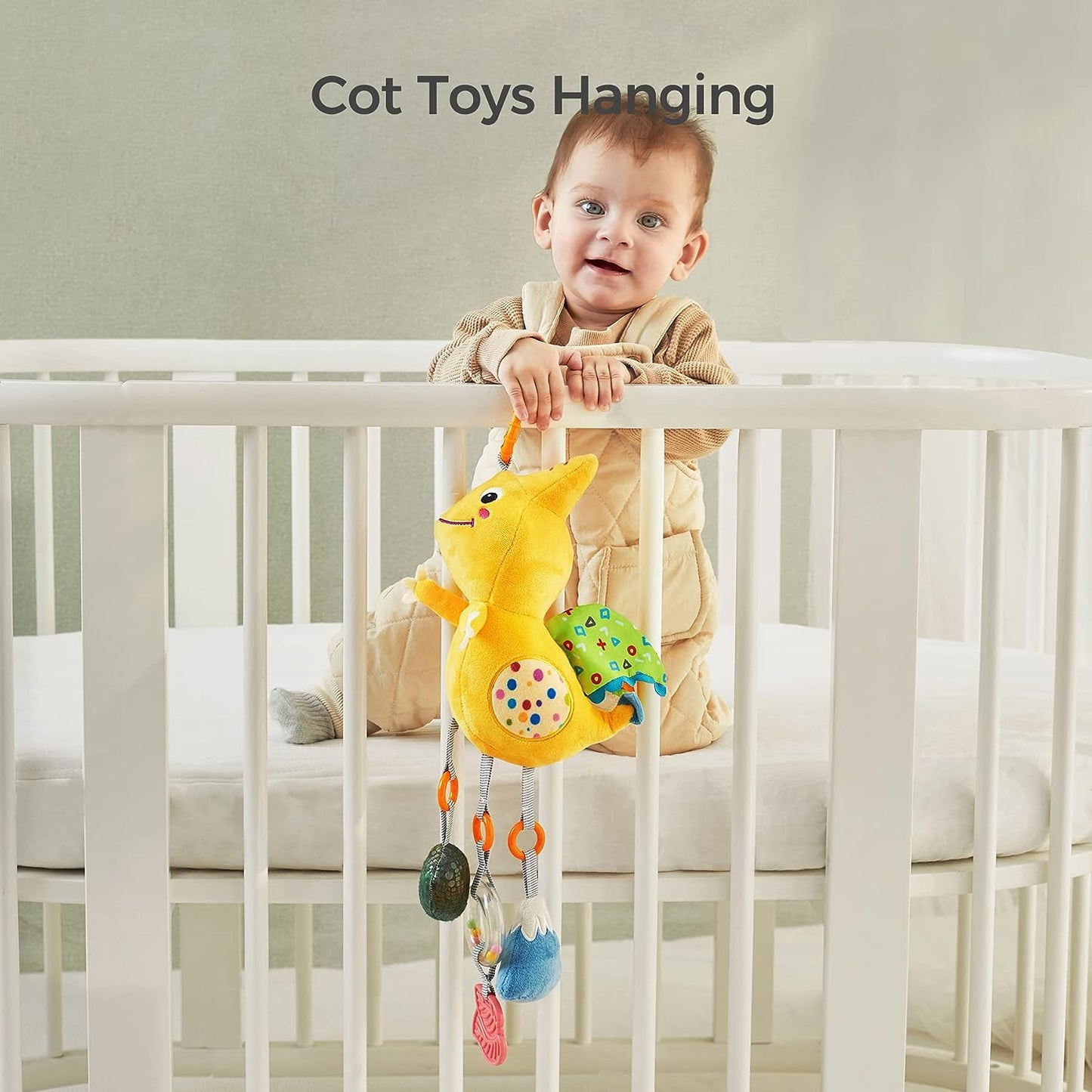 Tumama Kids - Dinosaur Hanging Rattle - Petrosaur