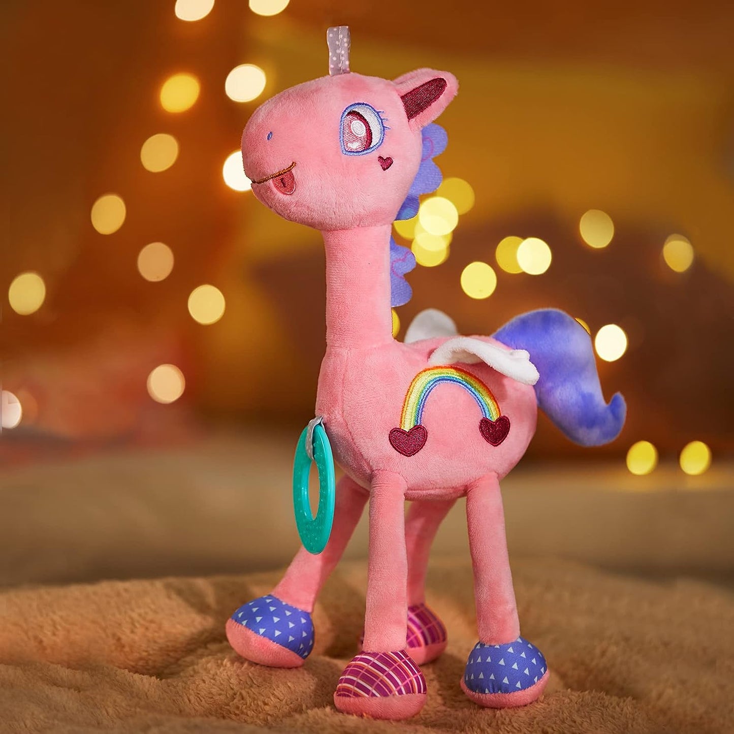 Tumama - Pink Horse Hanging Rattle