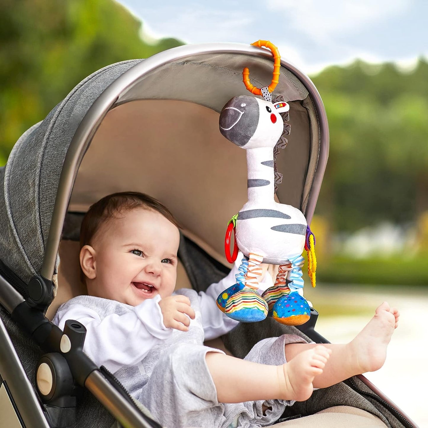 Tumama Kids - Hanging Rattle - Zebra