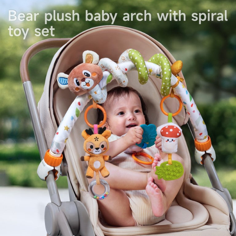 Tumama Kids - Bear Baby 2in1 - Arch Toy & Spiral Toy