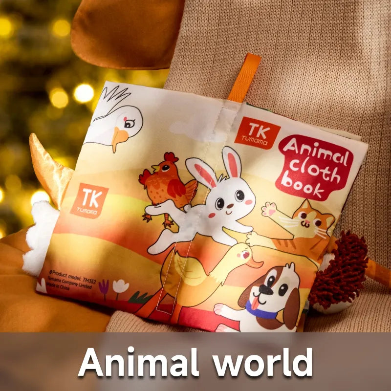 Tumama Kids - 3D Animal Cloth Books - Animal World