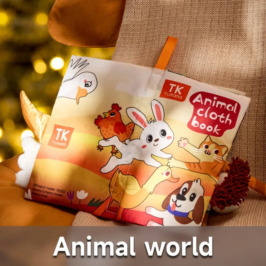 Tumama Kids - 3D Animal Cloth Books - Animal World