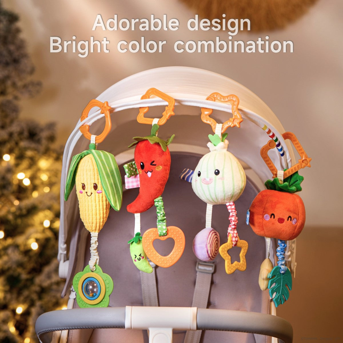 Tumama Kids - Fun Soft Vegetable - Hanging Rattle