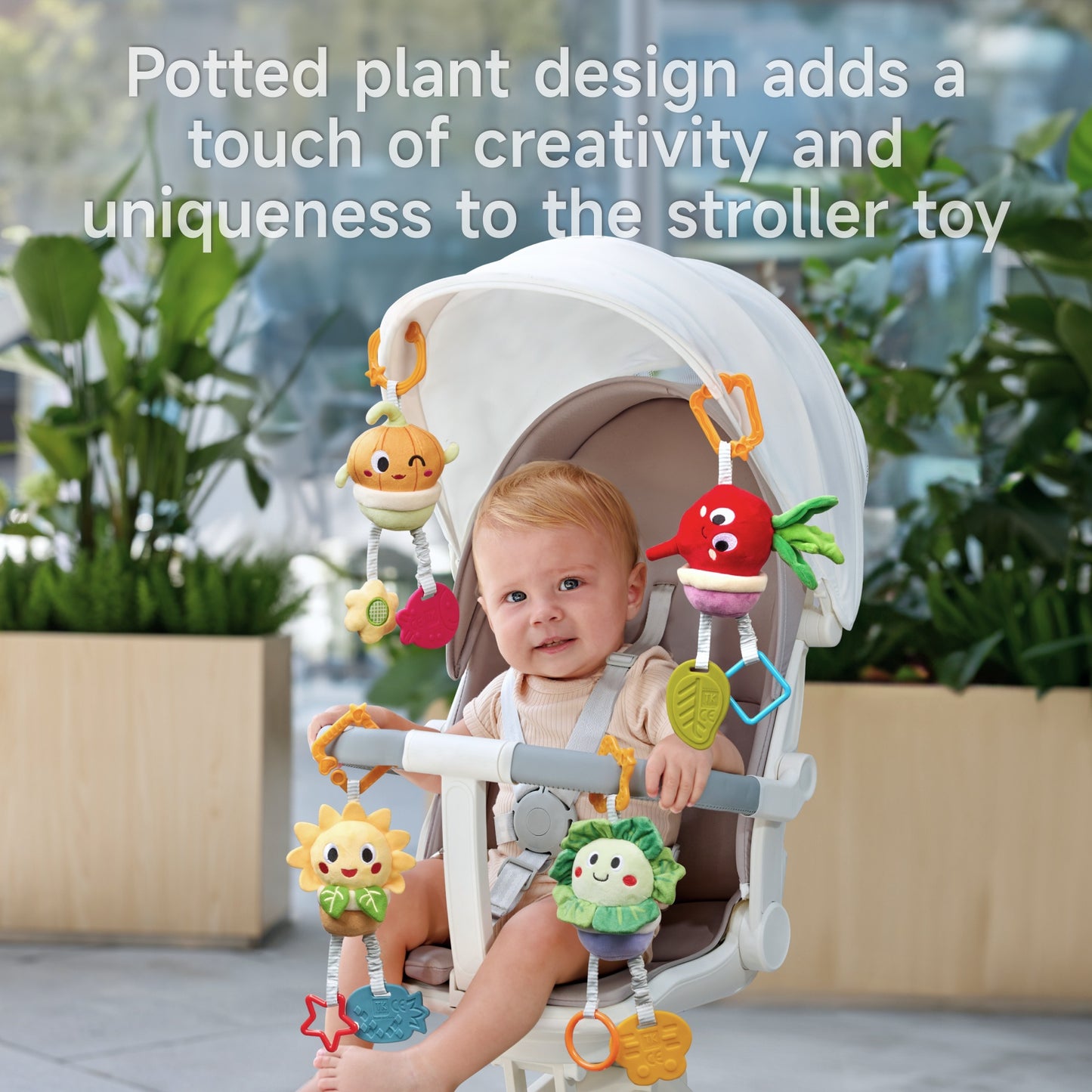 Tumama Kids - Potted Plant - Baby Handing Rattle