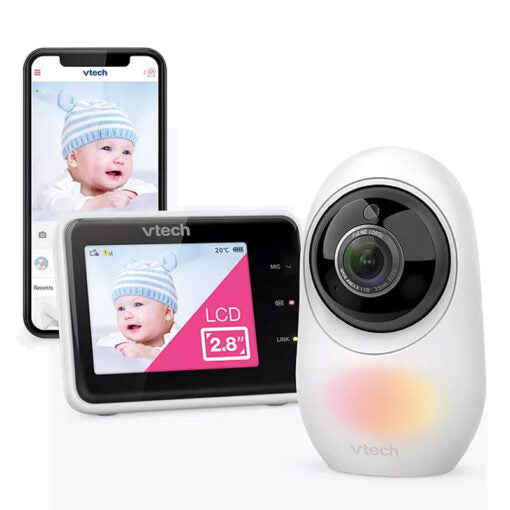 Vtech 2.8″ Inch Smart Wifi 1080p Baby Video Monitor