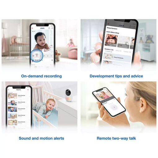 Vtech 2.8″ Inch Smart Wifi 1080p Baby Video Monitor