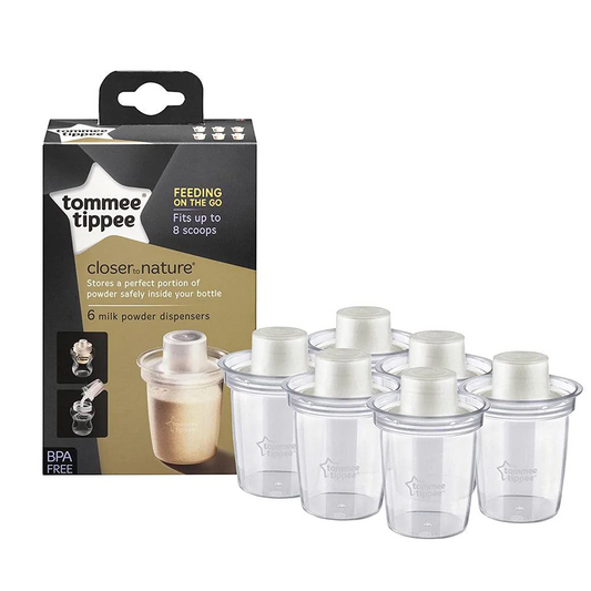 (TOMMEE TIPPEE)MILK POWDER DISPENSER 6PCS