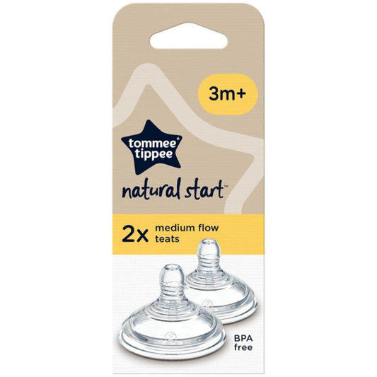 Tomme Tippee - CTN Medium Flow Teat - 2pack - AL AR