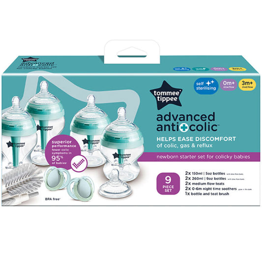 Tommee Tippee - Anticolic Bottles - Kit Clear