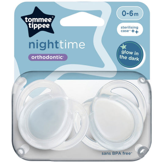 Tommee Tippee - Ultralight Night Glow Soother - 0-6m - 2pcs - Uni