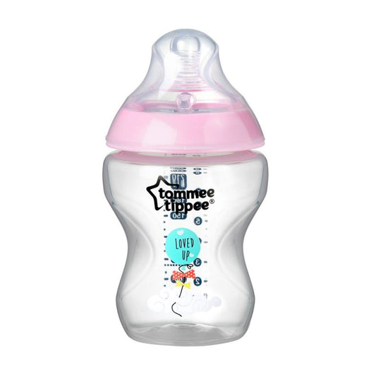 (TOMMEE TIPPEE)CLOSER TO NATURE 1X260ML DECORATIVE FEEDING BOTTLE-BPA FREE