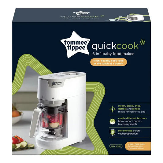(TOMMEE TIPPEE) TT 6 IN 1 BABY FOOD MAKER WHITE