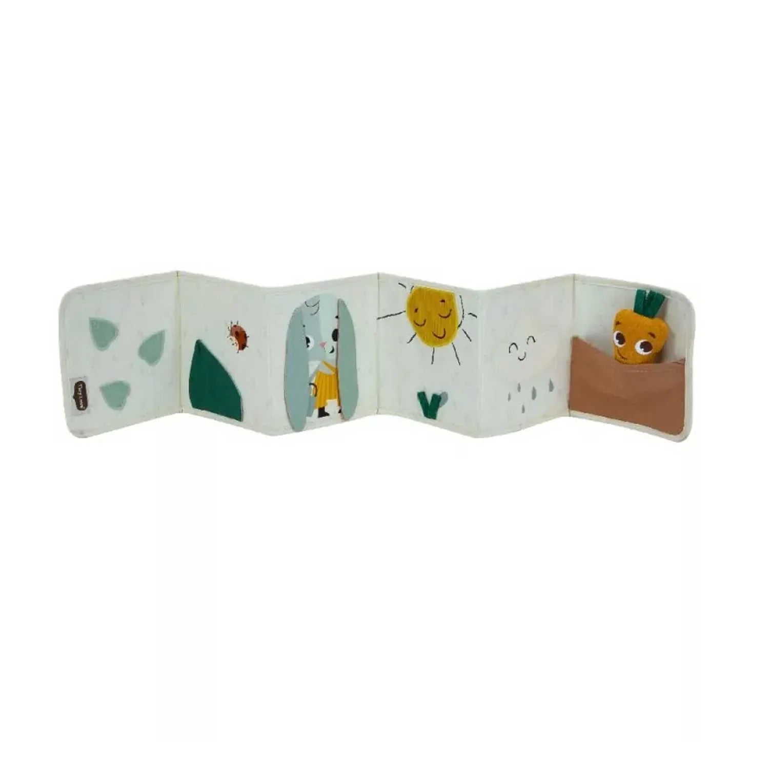 Tiny Love Double Sided Fabric Book -
Garden of Adventures
