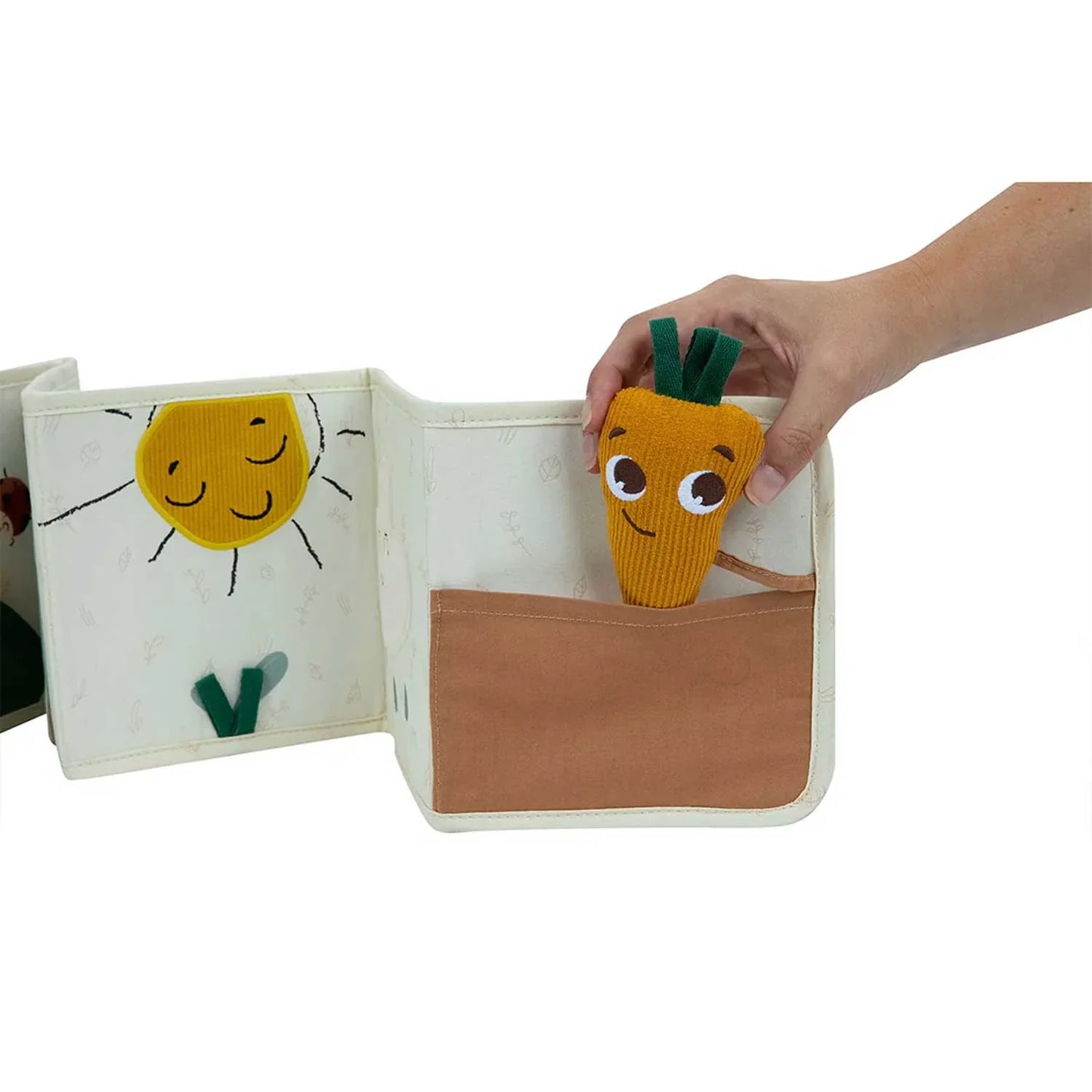 Tiny Love Double Sided Fabric Book -
Garden of Adventures
