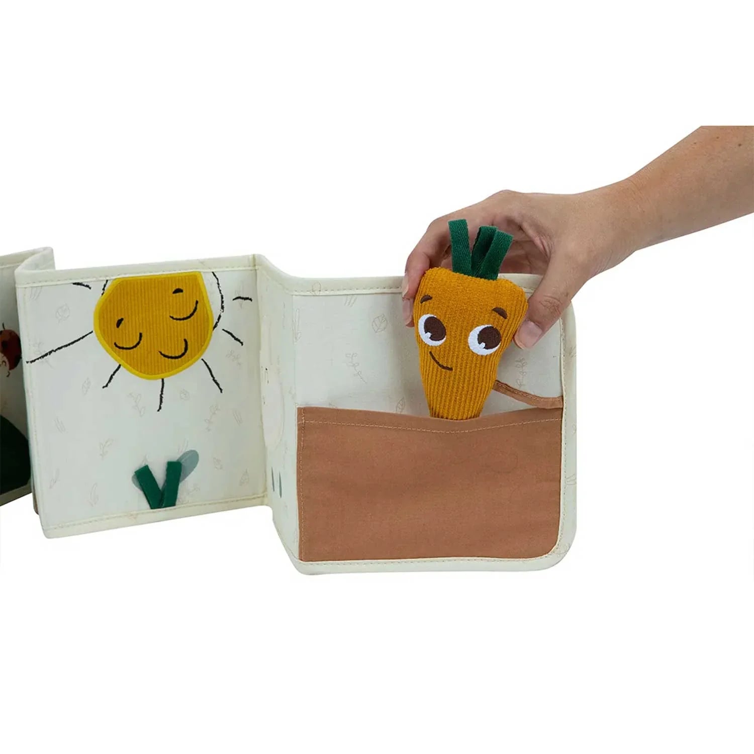 Tiny Love Double Sided Fabric Book -
Garden of Adventures
