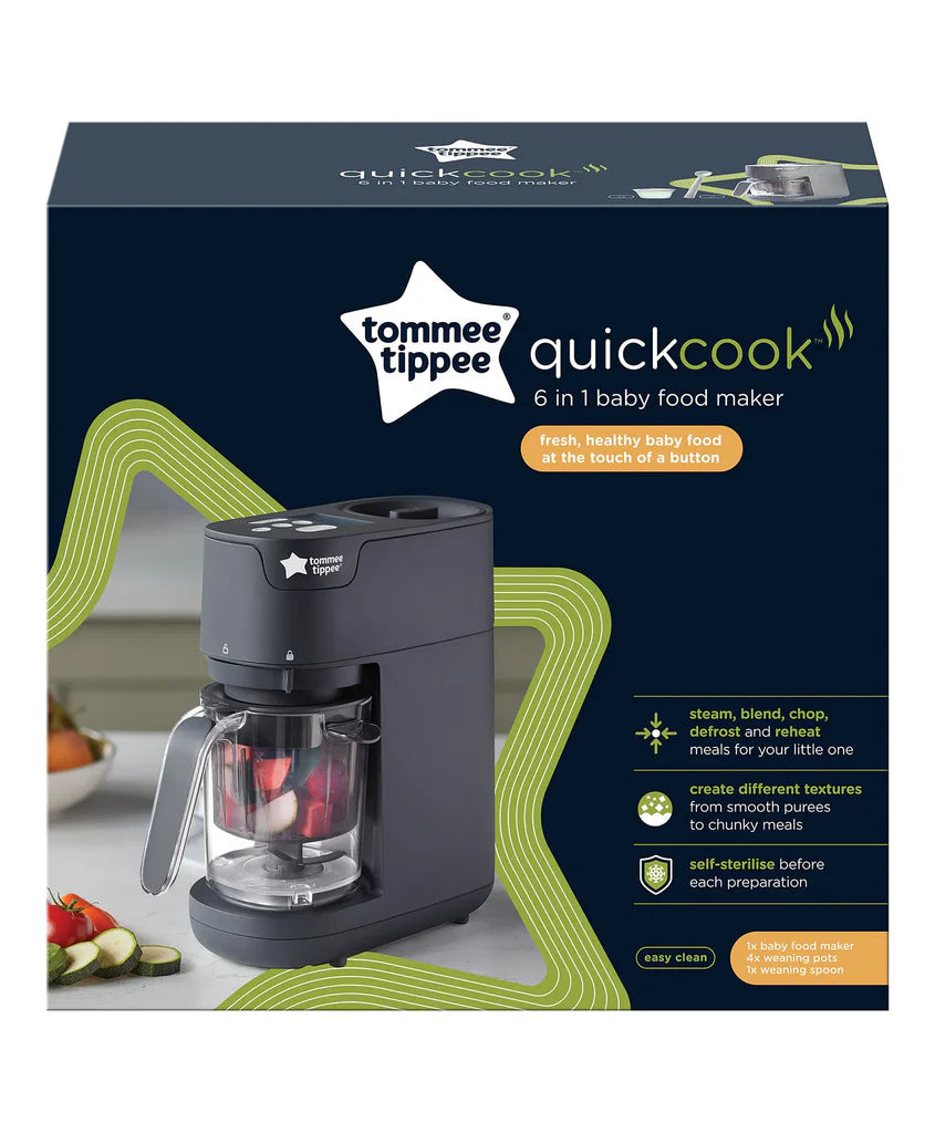Tommee Tippee - Baby Food Maker 6in1 - Black