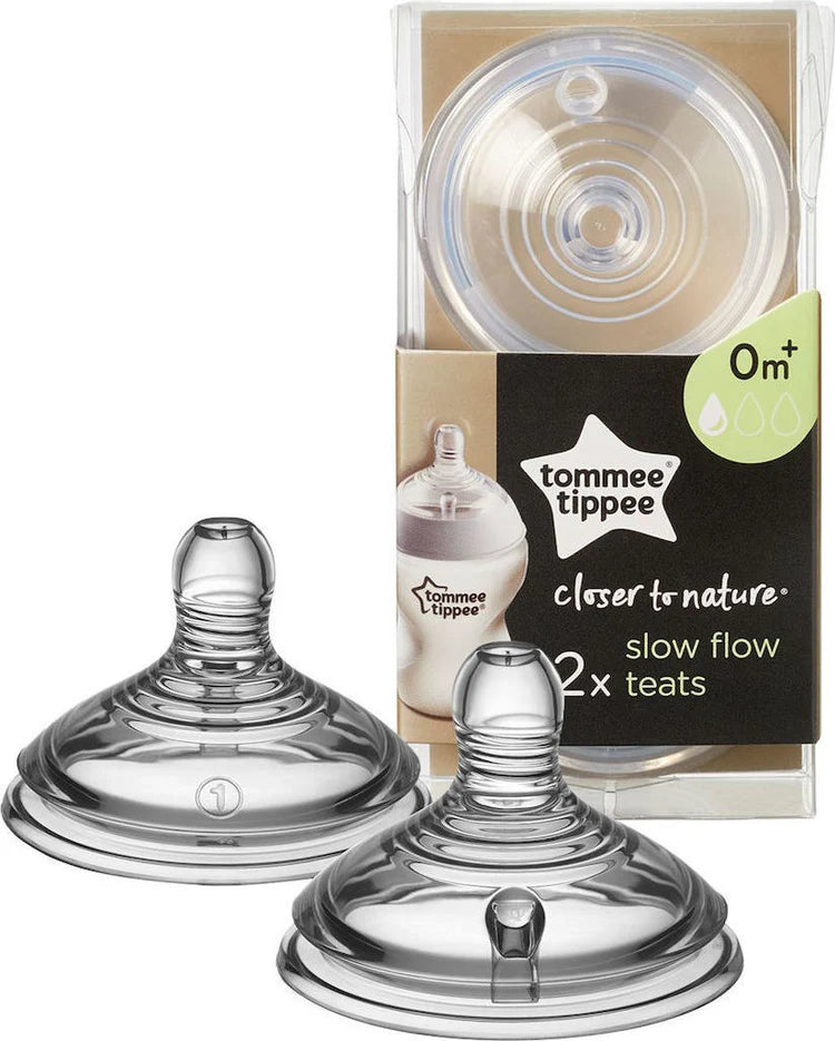 Tommee Tippee - Slow Flow Teat - 2pcs