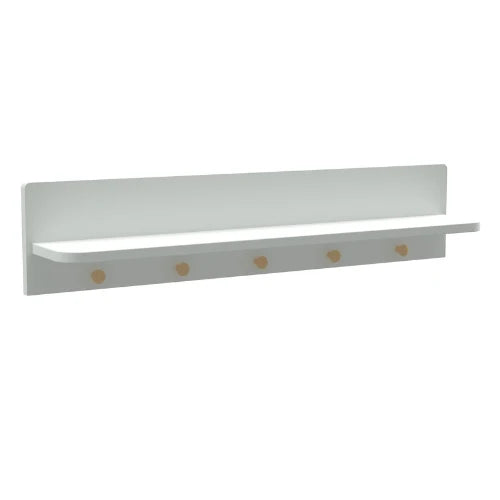 Faktum - Colette Nursery Wall Shelf Baby Room Storage Decorative Shelf - White