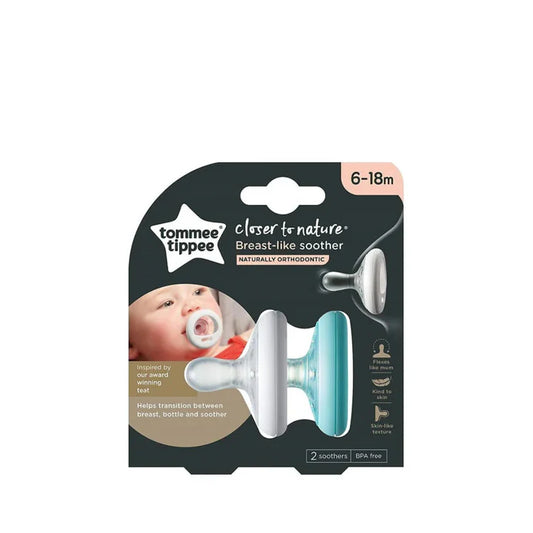 Tommee Tippee - Soother Like Breast - 6-18m - 2pcs