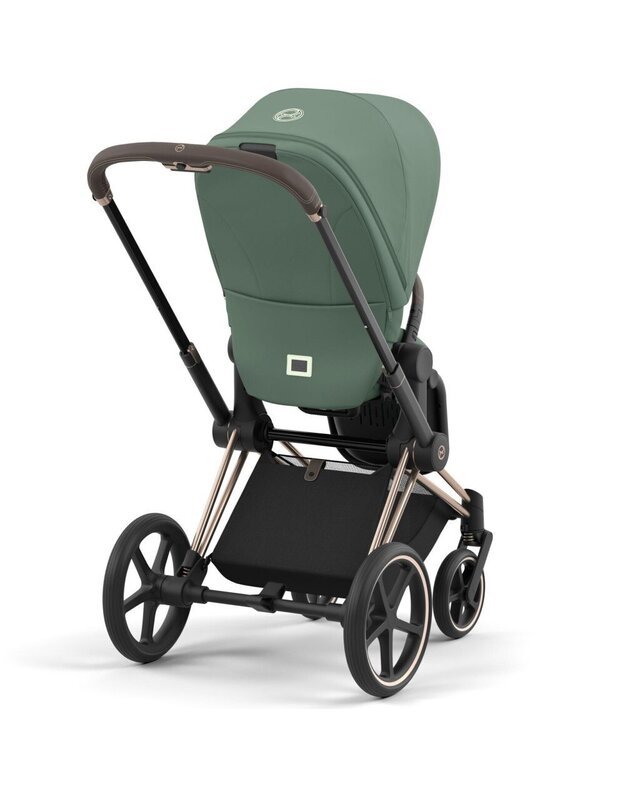 Cybex Priam Leaf Green + Cloud-T car seat (Bassinet, Base T & Adapters are optional)
