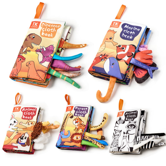 Tumama Kids - 3D Animal Cloth Books - Animal World