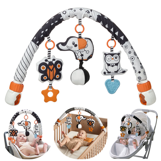 Tumama Kids - Visual Stimulation Rattle - Black And White