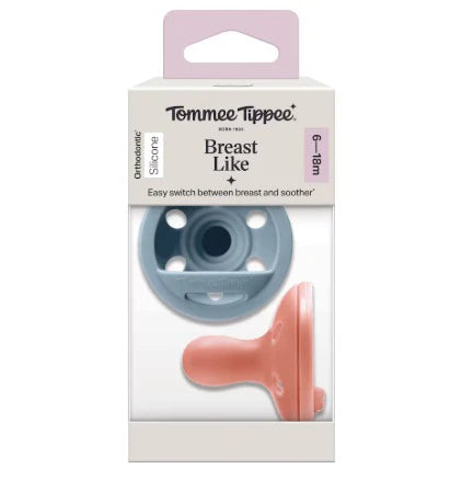 Tommee Tippee - Breast Like Soother Silicone - 6-18m - 2pcs