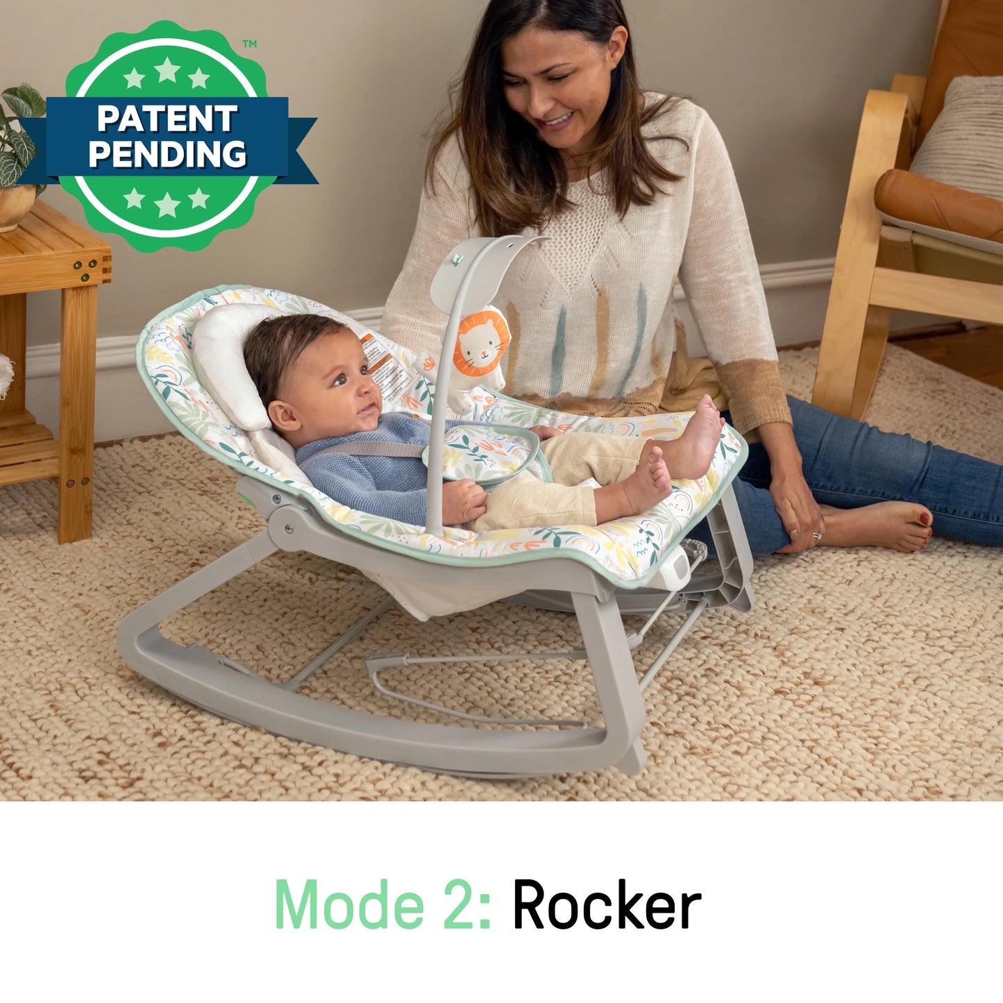Kids2 - Ingenuity Keep Cozy 3 in 1 Rocker - Madi