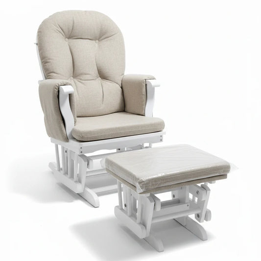 Miila - Canvas Nursering Chair - Chair Rocker Set