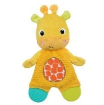 BS SNUGGLE N TEETHE PLUSH PEG TOY AST