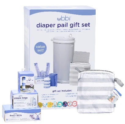 Ubbi Diaper Pail Value Kit