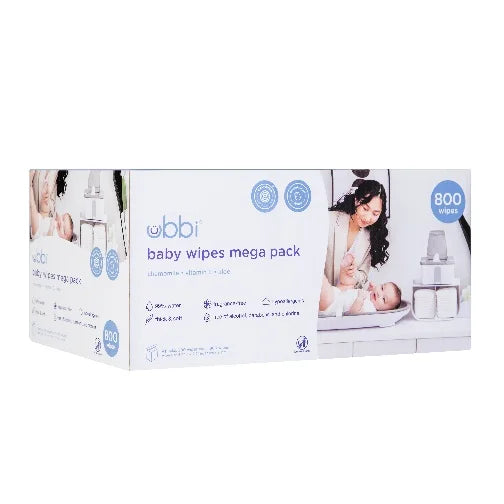 Ubbi Baby Wipes - Value Pack - 800ct