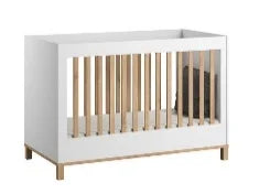 VOX Cot Bed 70X140 Altitude white/oak (L144.5 x W75 x H98.5) Weight 58

white
oak