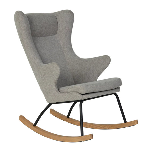 Quax Rocking Adult Chair De Luxe Sand Grey