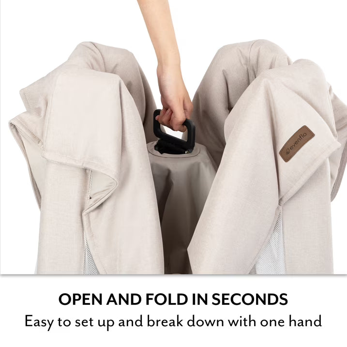 Evenflo - Eris One-Hand Playard - Bassinet And Sensor Soothe Technology