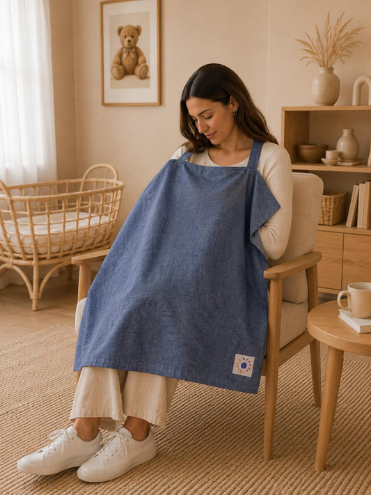 MyHokeyPokey - breast feeding cover - Denim Stone
