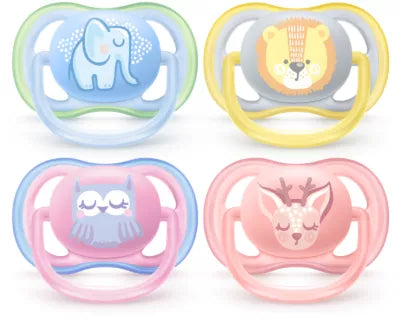 AVENT ULTRA AIR SOOTHERS  ELEPH/ OWL- 0-6M