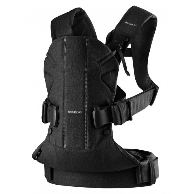 Babybjorn - Baby Carrier One,Cotton Mix - Black
