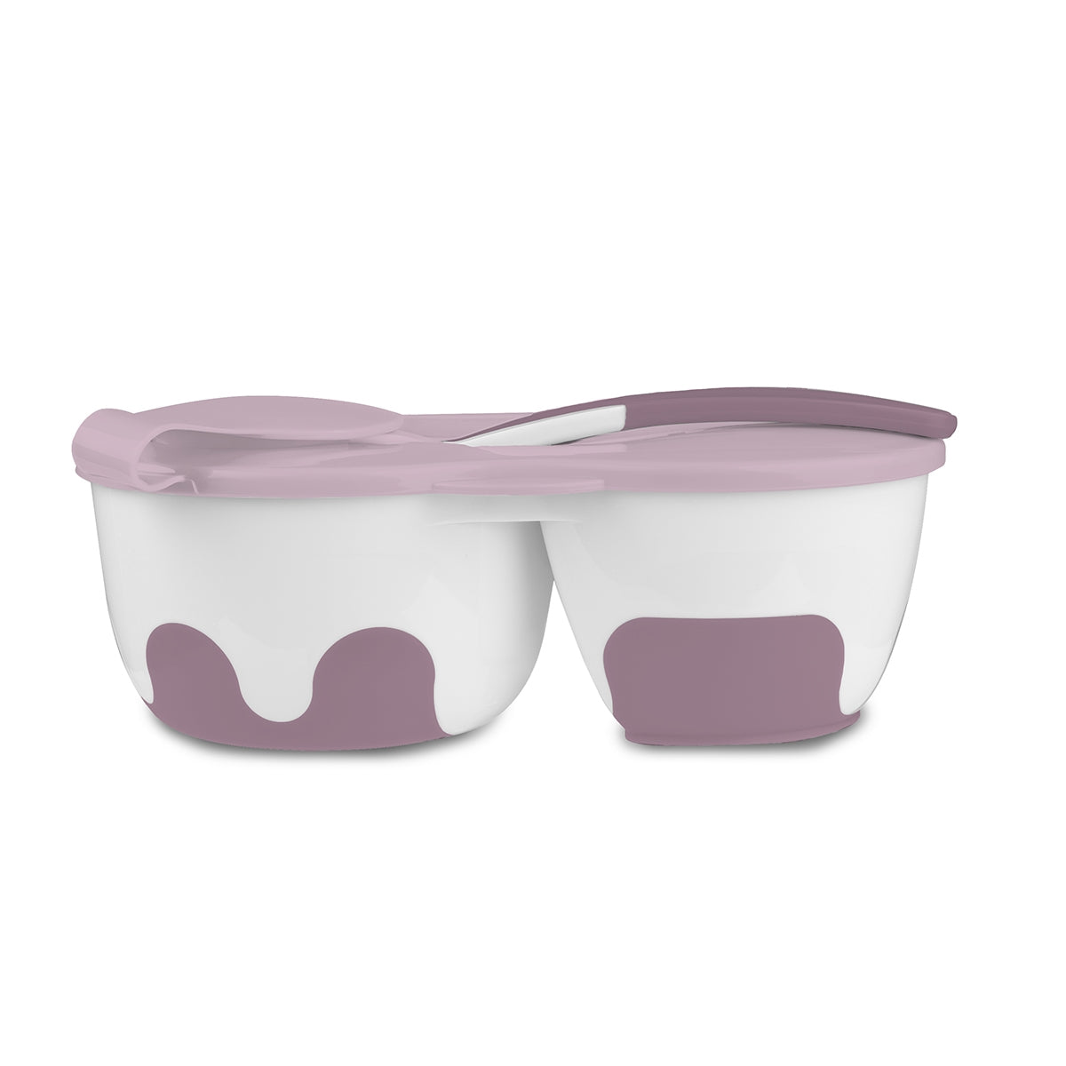 BabyOno - Two-Chamber Bowl With Spoon - 1067