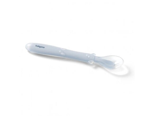 BabyOno - Silicone Flexibile Spoon - Blue New !
