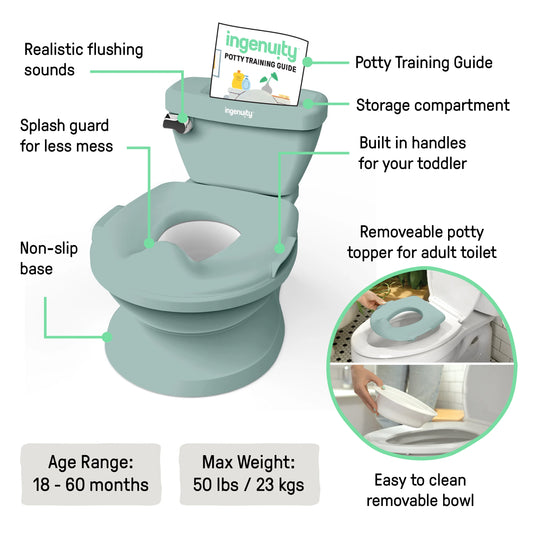 Kids2 - Ingenuity My Size Potty Pro - Green