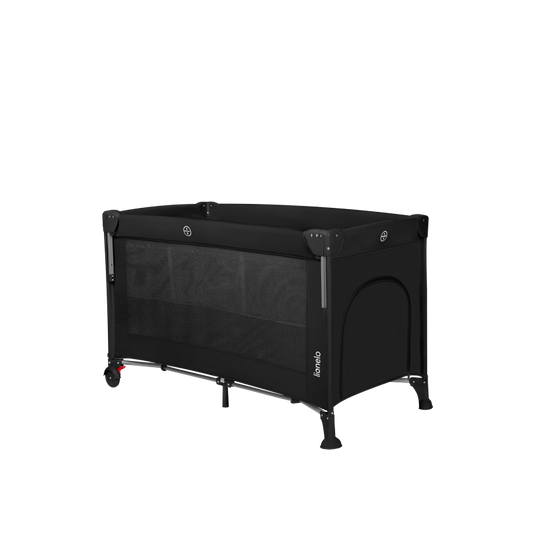 Lionelo - Ellen - Baby Bed - Black Carbon
