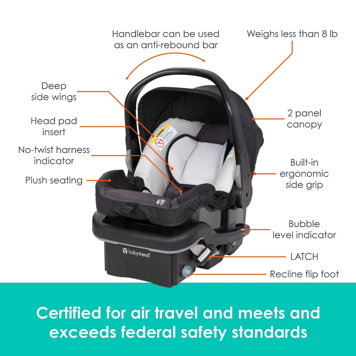 BabyTrend - Morph Single To Double Modular - Dash Black