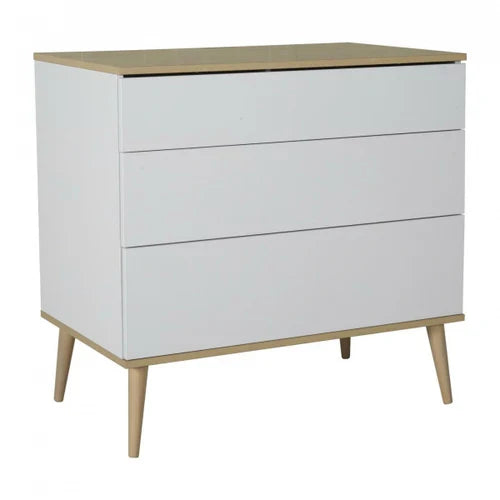Quax Flow Commode - White & Oak Modern Dresser
