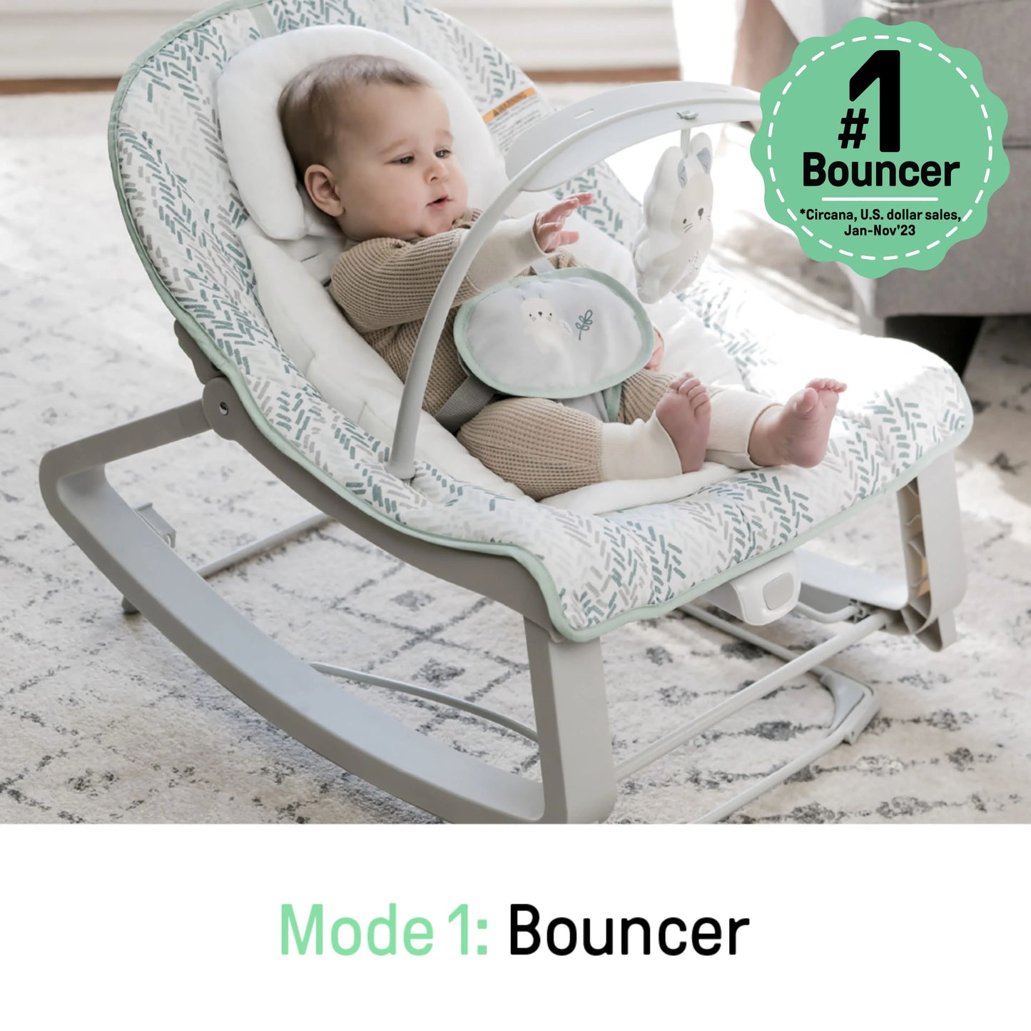 Kids2 - Ingenuity Keep 3 in 1 Cozy Rocker - Lily