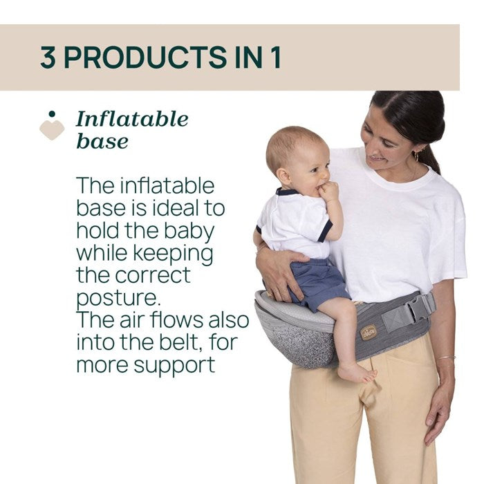 Chicco - Airy Hip Fit -Carrier - Grey