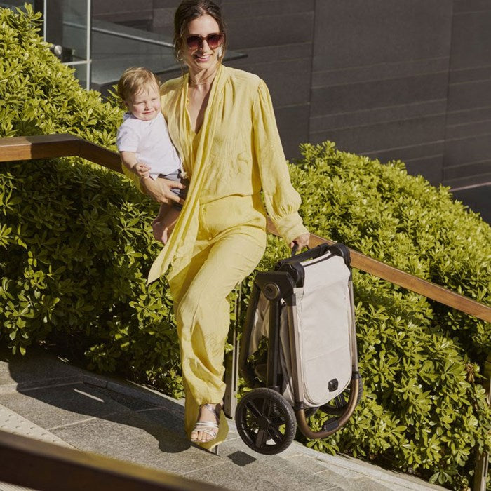 BELLAGIO STROLLER - FLEXI CARRYCOT -BLACK SATIN- /  FIRST SEAT RECLINE BLACK SATIN- / FULL 360 I-SIZE BASE