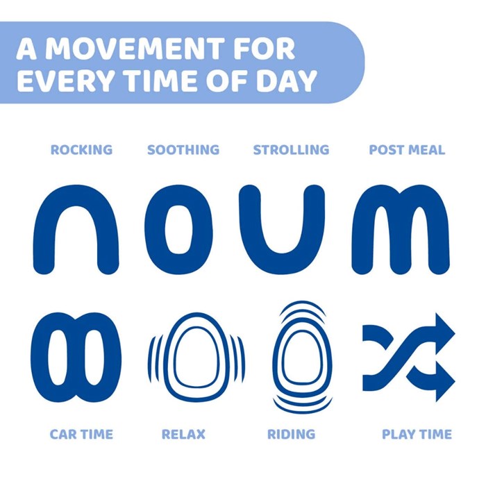 COMFY WAVE BABY BOUNCER -SILVERSPRING-